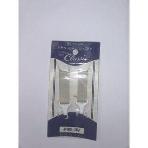 New Old Stock Vintage Elastic Bra Fasteners by Classic